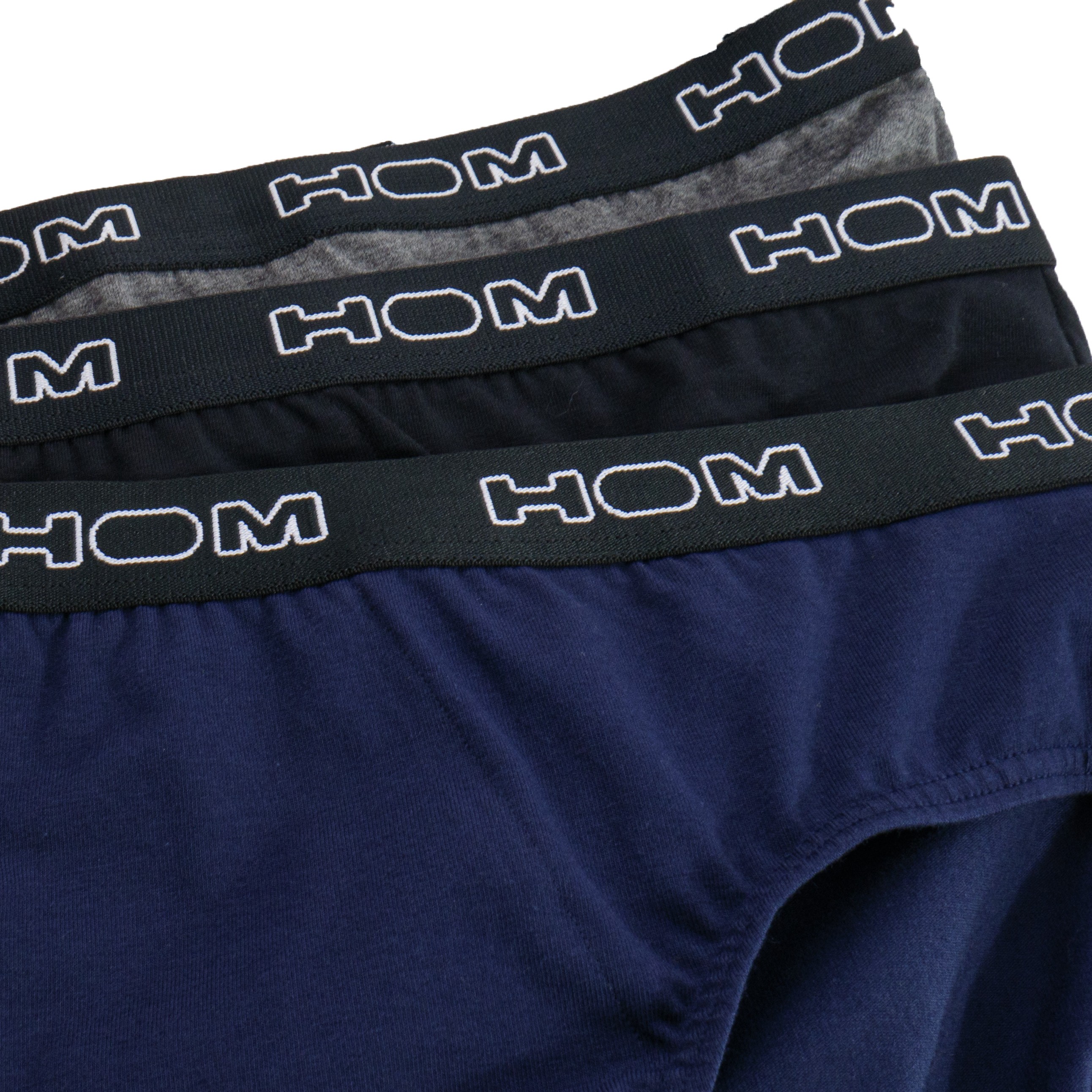 HOM 2-Pack H01 Boxers Briefs - Black - Red