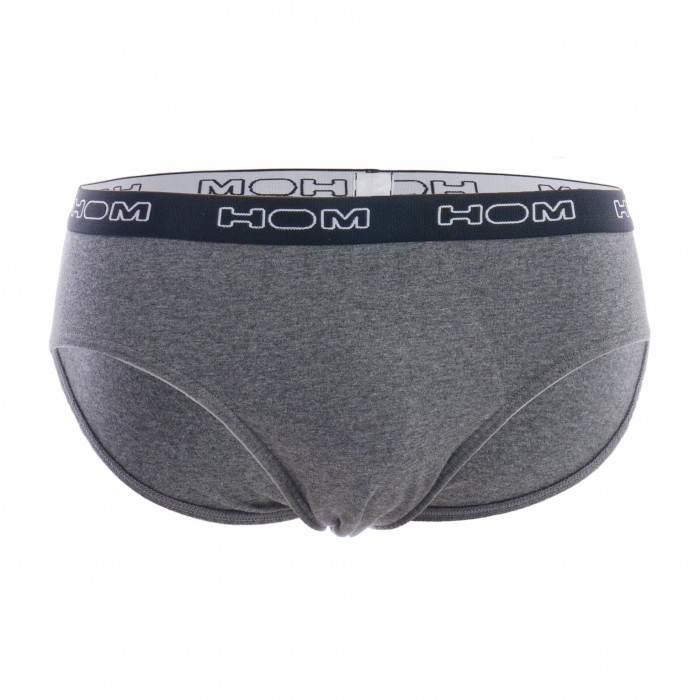  Juego de 3 calzoncillos HOM Boxerlines - gris, navy y negro - HOM 402467-V002 