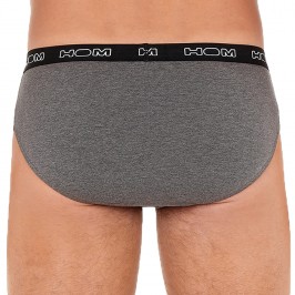  Set of 3 HOM Boxerlines briefs - grey, navy and black - HOM 402467-V002 