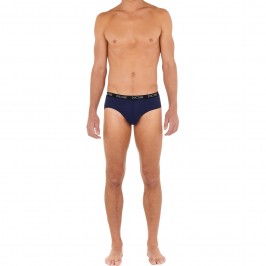  Set di 3 slip HOM boxerlines - grigio, navy e nero - HOM 402467-V002 