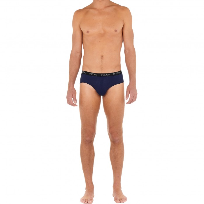  Boxerlines HOM Slips 3er Set - grau, navy und schwarz - HOM 402467-V002 