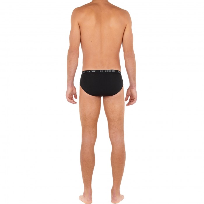  Juego de 3 calzoncillos HOM Boxerlines - gris, navy y negro - HOM 402467-V002 