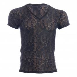Picasso Noir - V Neck Shirt - L'HOMME INVISIBLE MY73-PIC-001