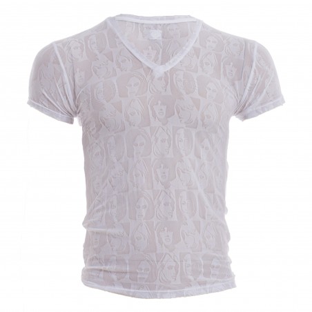 Picasso Blanc - T-shirt Col V