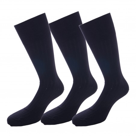 Lot de 3 paires de chaussettes HOM Triple Pack Coton - noir