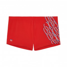  Boxer de bain HOM Winner - rouge - HOM 402528-00PA 