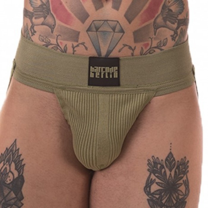  Jockstrap Sergey Pop - khaki - BARCODE BERLIN 92155-637 