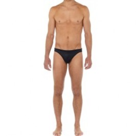 Bagno breve del marchio HOM - Micro Slip da bagno HOM Sea life - nero - Ref : 402533 0004