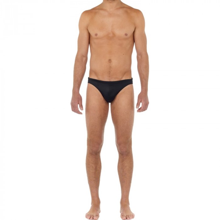 Bagno breve del marchio HOM - Micro Slip da bagno HOM Sea life - nero - Ref : 402533 0004