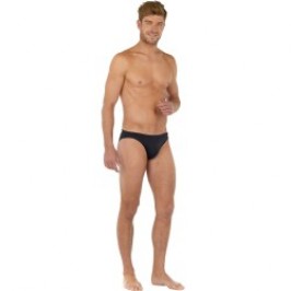 Slip de bain de la marque HOM - Micro Slip de bain HOM Sea life - noir - Ref : 402533 0004