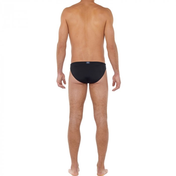 Bagno breve del marchio HOM - Micro Slip da bagno HOM Sea life - nero - Ref : 402533 0004