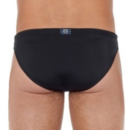 Bagno breve del marchio HOM - Micro Slip da bagno HOM Sea life - nero - Ref : 402533 0004