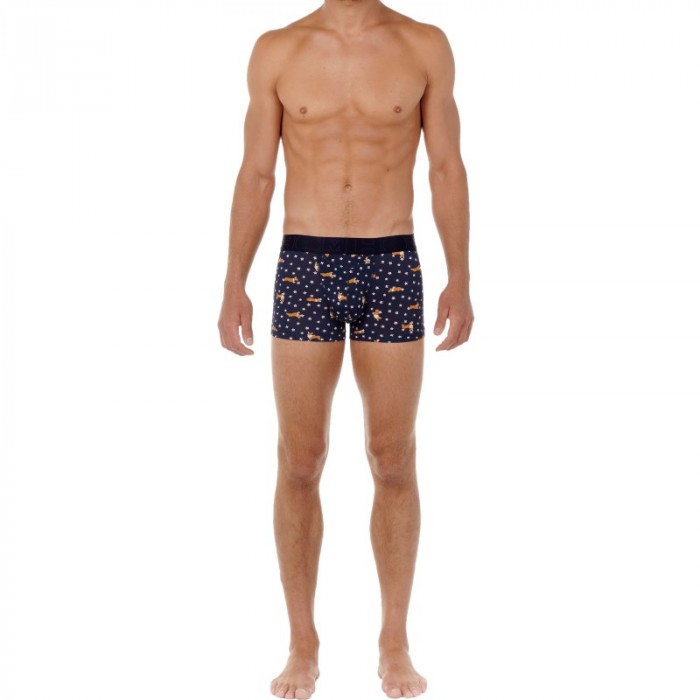 Boxer, shorty de la marque HOM - Boxer HOM HO1 Funky Styles - navy - Ref : 402600 I0RA