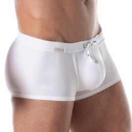 Calzoncillos Boxer, baño Shorty de la marca TOF PARIS - Boxer de baño Holidays TOF PARIS - blanco - Ref : TOF247B