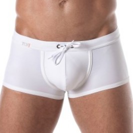 Boxer Shorts, Bad Shorty der Marke TOF PARIS - Holidays Badehose TOF PARIS - weiß - Ref : TOF247B