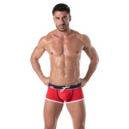 Boxer corti, bagno Shorty del marchio TOF PARIS - Boxer da bagno Holidays TOF PARIS - rosso - Ref : TOF247R