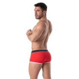 Calzoncillos Boxer, baño Shorty de la marca TOF PARIS - Boxer de baño Holidays TOF PARIS - rojo - Ref : TOF247R