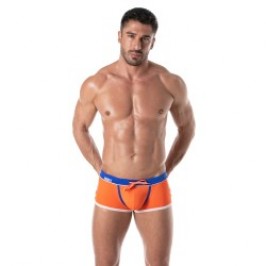 Boxer corti, bagno Shorty del marchio TOF PARIS - Boxer da bagno Holidays TOF PARIS - arancione - Ref : TOF247O