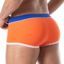 Boxer corti, bagno Shorty del marchio TOF PARIS - Boxer da bagno Holidays TOF PARIS - arancione - Ref : TOF247O