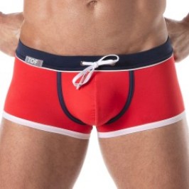 Boxer, shorty de bain de la marque TOF PARIS - Boxer de bain Holidays TOF PARIS - rouge - Ref : TOF247R