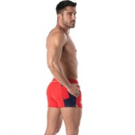 Short de bain de la marque TOF PARIS - Short de bain Holidays Tof Paris - rouge - Ref : TOF251R