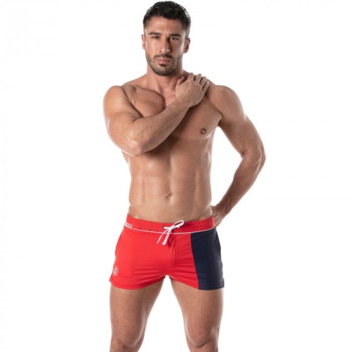 Bath Shorts of the brand TOF PARIS - Holidays Swim Shorts TOF PARIS - red - Ref : TOF251R