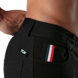 Pantalon de la marque TOF PARIS - Pantalon Chino Patriot - noir - Ref : TOF217N