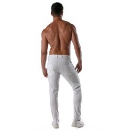 Pantalon de la marque TOF PARIS - Pantalon Chino Patriot - blanc - Ref : TOF217B