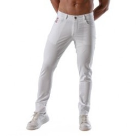 Pants of the brand TOF PARIS - Chino Patriot - White Pants - Ref : TOF217B