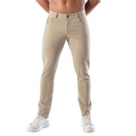 Pants of the brand TOF PARIS - copy of Chino Patriot - beige Pants - Ref : TOF217BE
