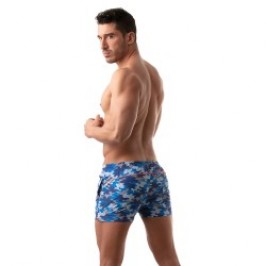 Badehosen der Marke TOF PARIS - Iconic Badeshorts Tof Paris – Blau-Tarnung - Ref : TOF209BU