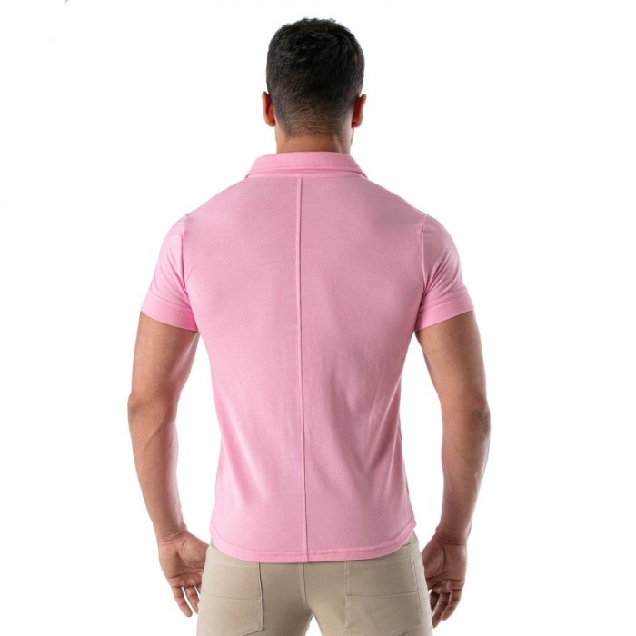 Shirt of the brand TOF PARIS - Tof Paris Patriot Short Sleeve Shirt - Pink - Ref : TOF219P