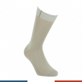 Calcetines de la marca EMINENCE - Calcetines de media altura Hilado de Escocia Hecho en Francia Eminence - beige - Ref : 0V04 20