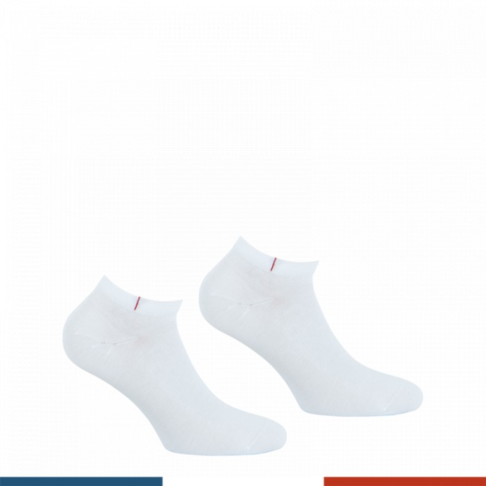 Socks of the brand EMINENCE - Set of 2 pairs of socks Cotton Combed Made in France Eminence - white - Ref : LV01 2320