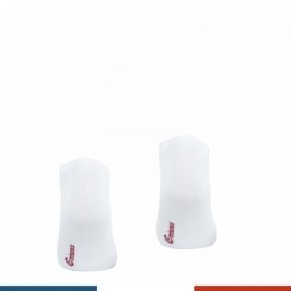 Calcetines de la marca EMINENCE - Lote de 2 pares de medias de algodón peinado hecho en Francia Eminence - blanco - Ref : LV01 2