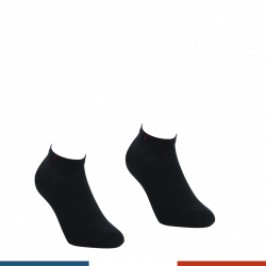 Socks of the brand EMINENCE - Set of 2 pairs of socks Cotton Combed Made in France Eminence - black - Ref : LV01 2300