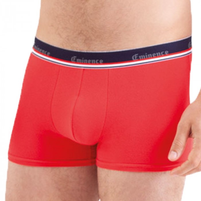 Boxer, shorty de la marque EMINENCE - Lot de 2 boxers homme Fait en France Eminence - rouge et bleu - Ref : LW01 2310