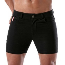 Short of the brand TOF PARIS - Chino Patriot Tof Paris Short - black - Ref : TOF216N