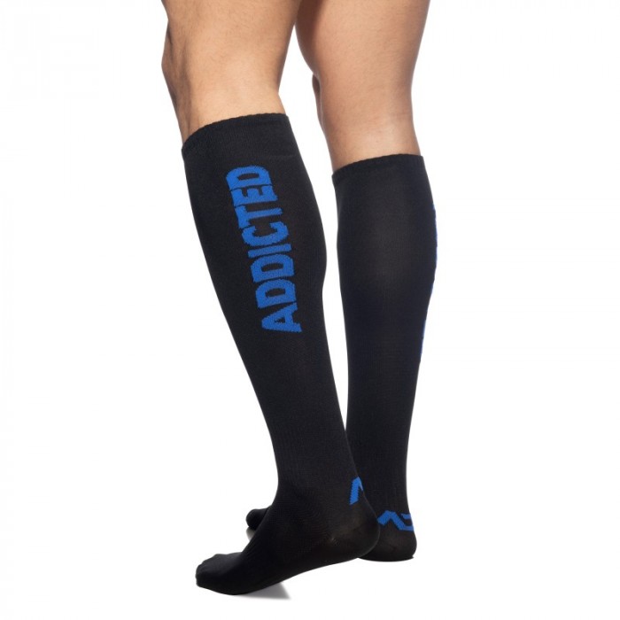 Chaussettes & socquettes de la marque ADDICTED - Chaussettes longues ADDICTED - bleu - Ref : AD381 C16