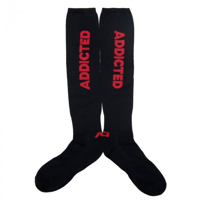 Chaussettes & socquettes de la marque ADDICTED - Chaussettes longues ADDICTED - rouge - Ref : AD381 C06