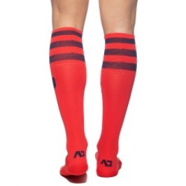 Chaussettes & socquettes de la marque ADDICTED - Chaussettes longues AD - rouge - Ref : AD382 C06
