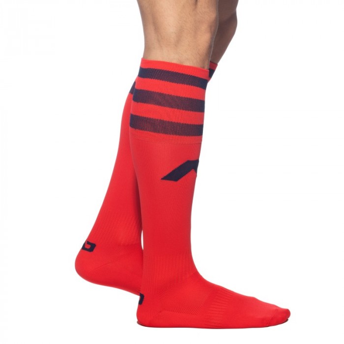Socken der Marke ADDICTED - Lange Socken AD - rot - Ref : AD382 C06