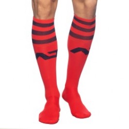 Chaussettes longues AD - rouge