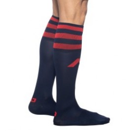 Socks of the brand ADDICTED - Long socks AD - navy - Ref : AD382 C09