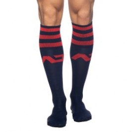 Socks of the brand ADDICTED - Long socks AD - navy - Ref : AD382 C09