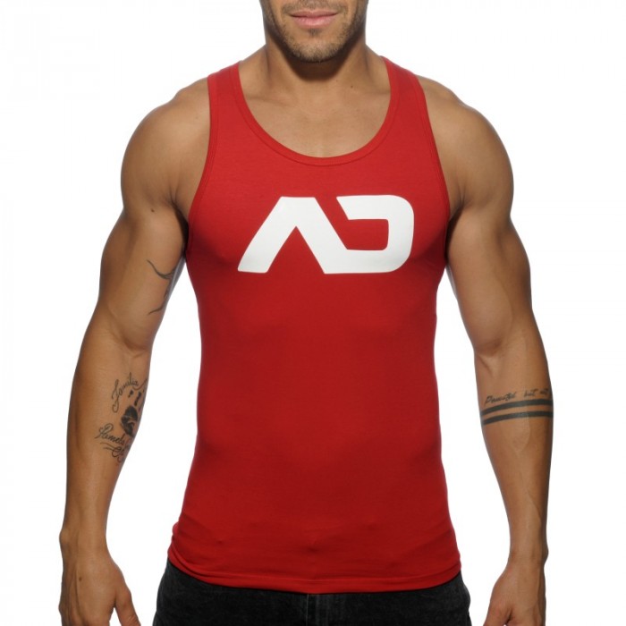 Tank top of the brand ADDICTED - BASIC tank top - red - Ref : AD457 C06