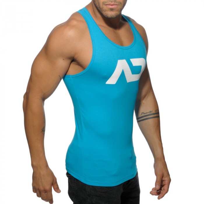 Débardeur de la marque ADDICTED - Débardeur BASIC - turquoise - Ref : AD457 C08