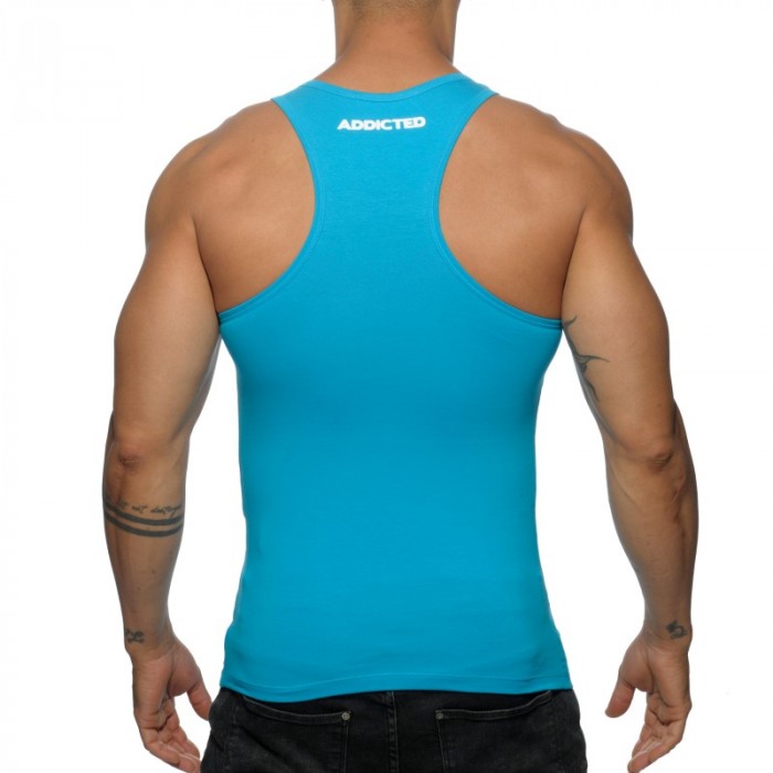 Débardeur de la marque ADDICTED - Débardeur BASIC - turquoise - Ref : AD457 C08