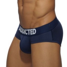 Slip del marchio ADDICTED - Slip il mio di base - navy - Ref : AD467 C09