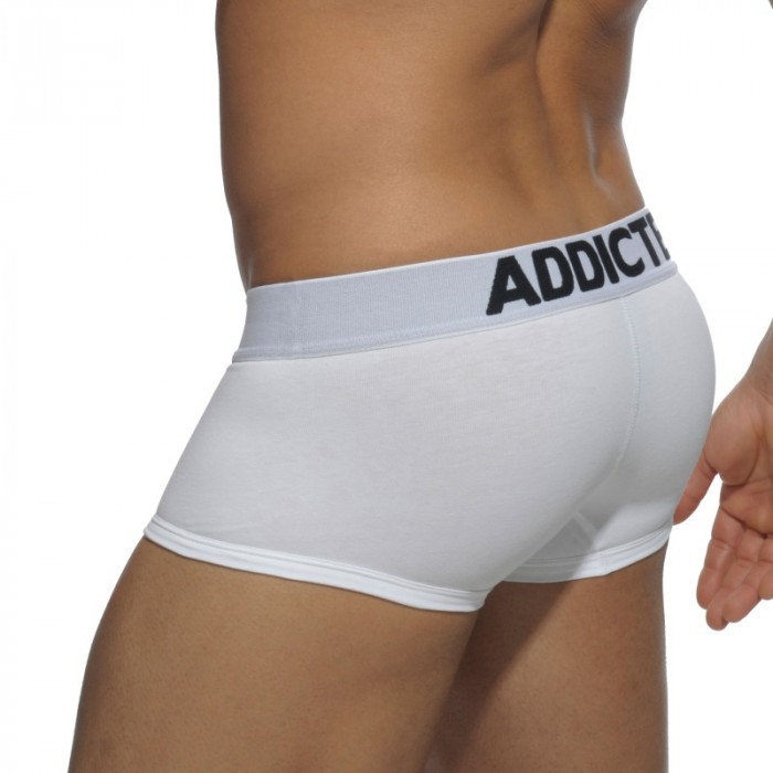 Boxershorts, Shorty der Marke ADDICTED - Boxer mein grundlegendes - Weiß - Ref : AD468 C01